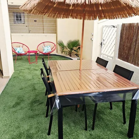 Le Jasmin T2 Renovated Air Conditioning Wifi And Parking דירה
