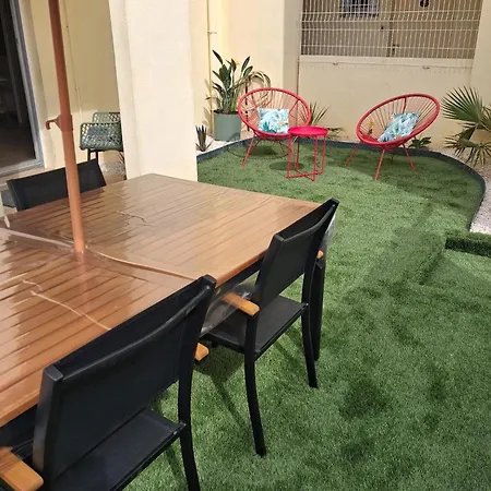 דירה Le Jasmin T2 Renovated Air Conditioning Wifi And Parking בלרוק-לה-באינס